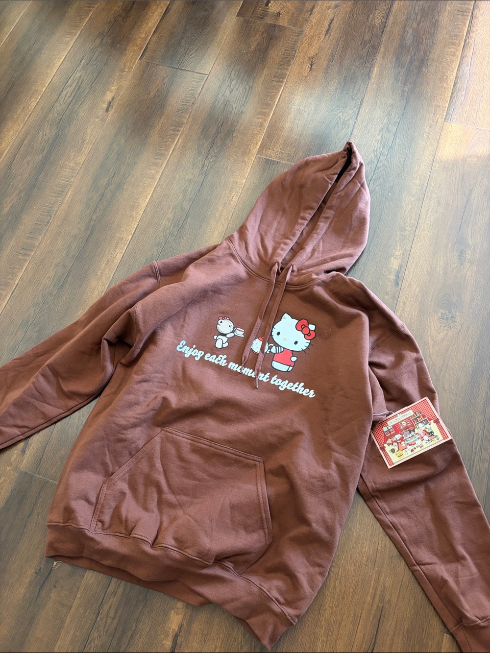 Hello Kitty Brown Pullover Hoodie 🤎